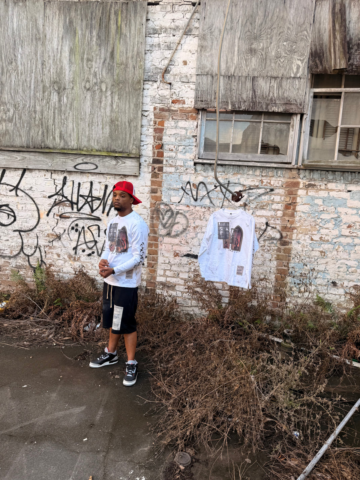 “Studio Mirrors” longsleeve white