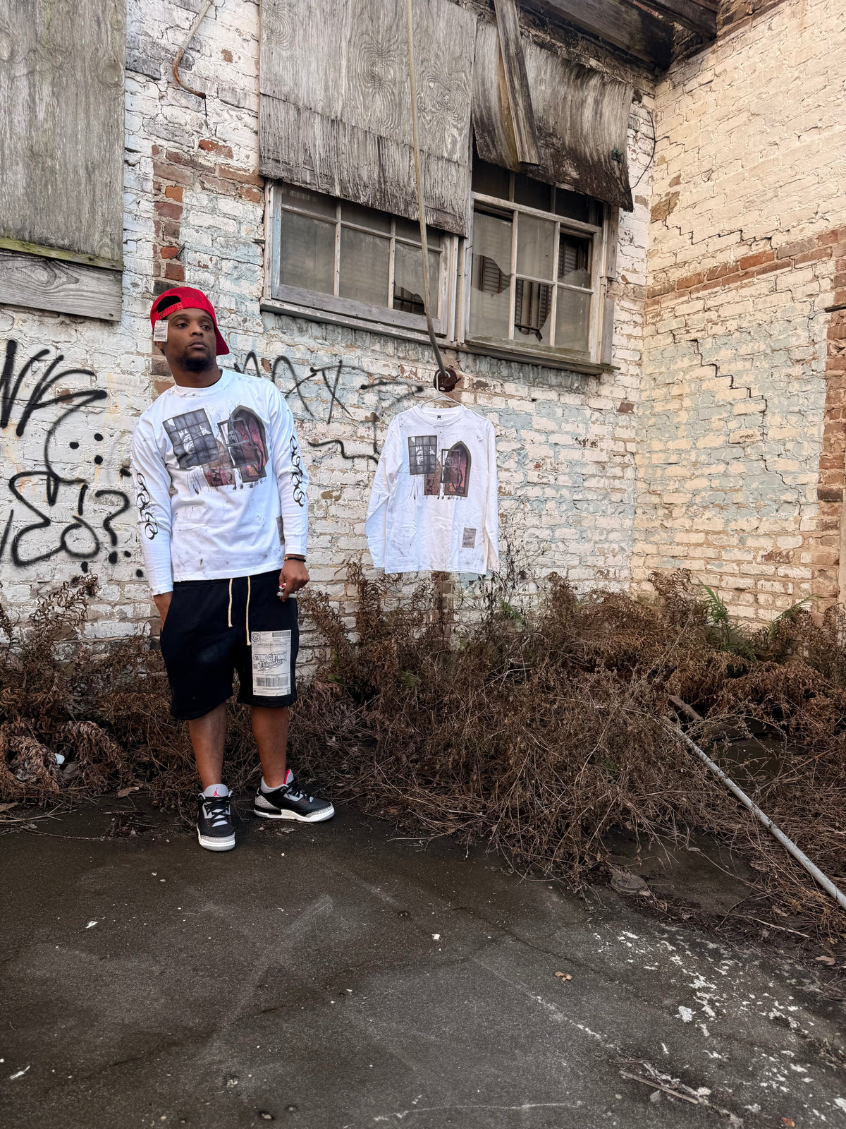 “Studio Mirrors” longsleeve white