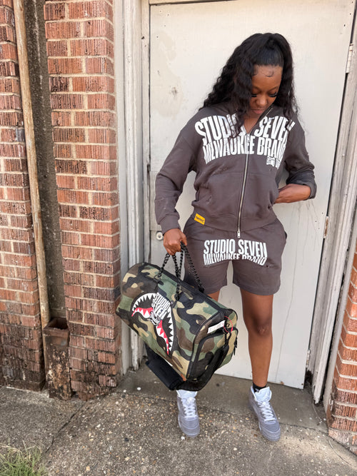 Zip-up Milwaukee Set grey